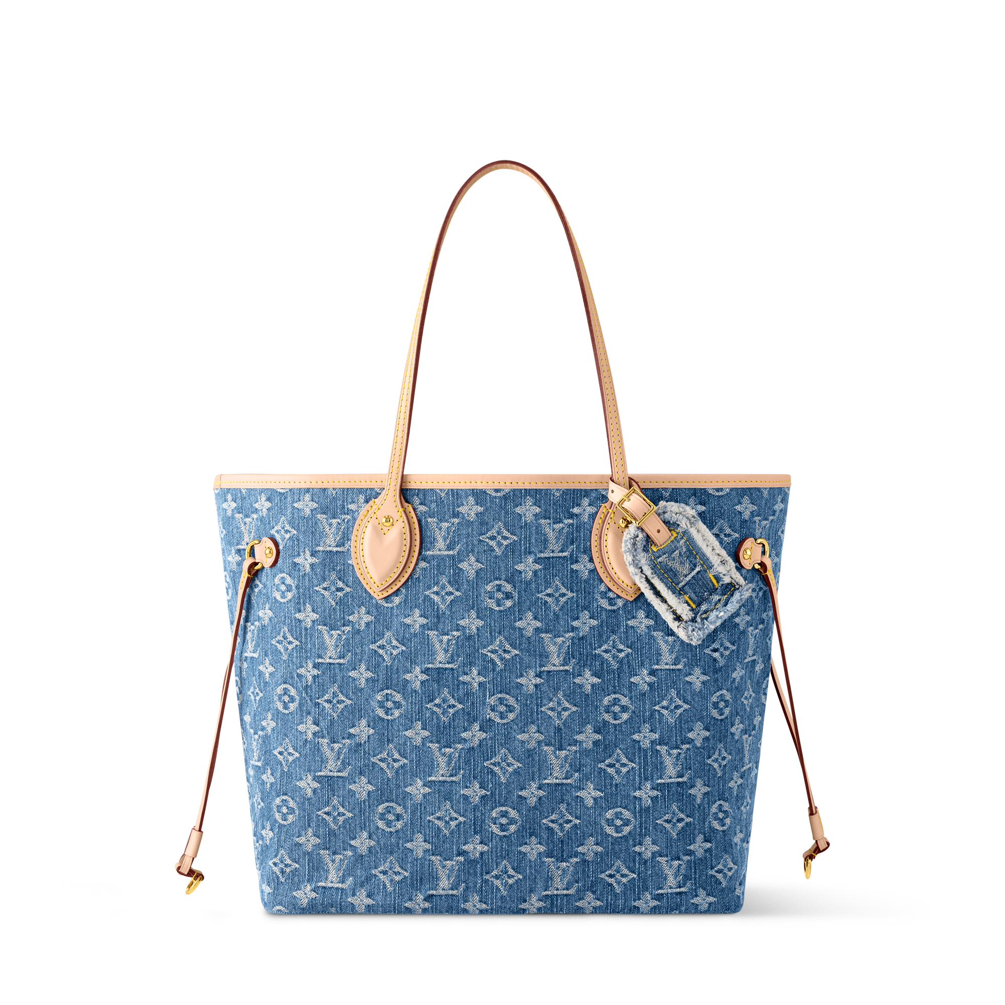 Neverfull MM Monogram Denim - Handbags | LOUIS VUITTON